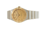 Omega Constellation Manhattan Yellow Dial Two Tone Steel Strap Watch For Women - 131.20.28.60.08.001