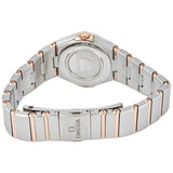 Omega Constellation Quartz Brown Dial Silver Steel Strap Watch For Women - 131.20.25.60.13.001