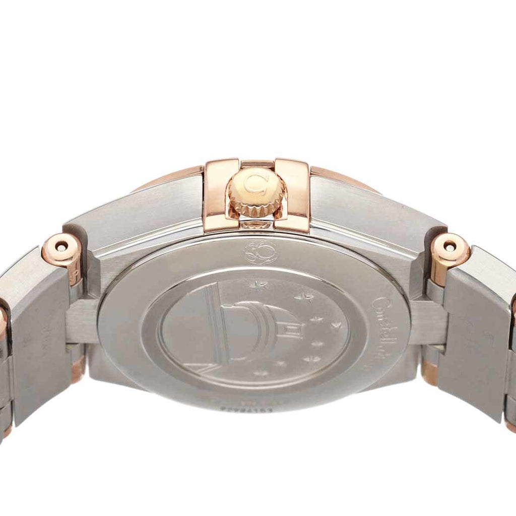 Omega Constellation Quartz Diamonds Mother Of Pearl Dial Two Tone Steel Strap Watch For Women - 131.25.25.60.55.001