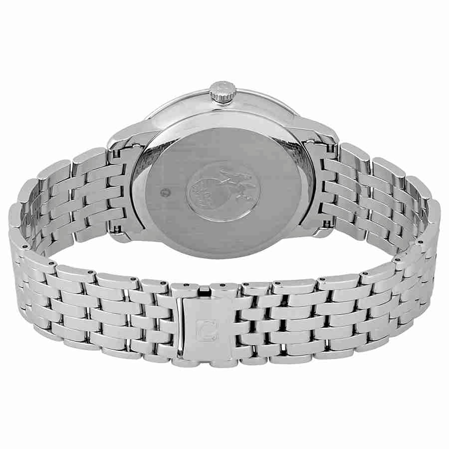Omega De Ville Prestige Co-Axial Automatic Grey Dial Silver Steel Strap Watch For Men - 424.10.40.20.06.001