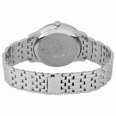 Omega De Ville Prestige Co-Axial Automatic Grey Dial Silver Steel Strap Watch For Men - 424.10.40.20.06.001