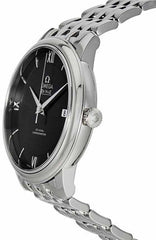 Omega De Ville Prestige Co-Axial Black Dial Silver Steel Strap Watch For Men - 424.10.40.20.01.001