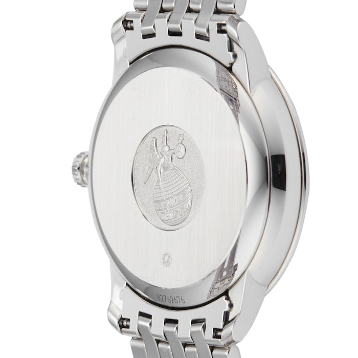 Omega De Ville Prestige Co-Axial Grey Dial Silver Steel Strap Watch For Men - 424.10.40.20.06.002