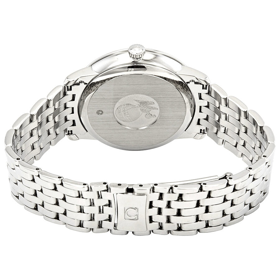 Omega De Ville Prestige Co-Axial Grey Dial Silver Steel Strap Watch For Men - 424.10.40.20.06.002