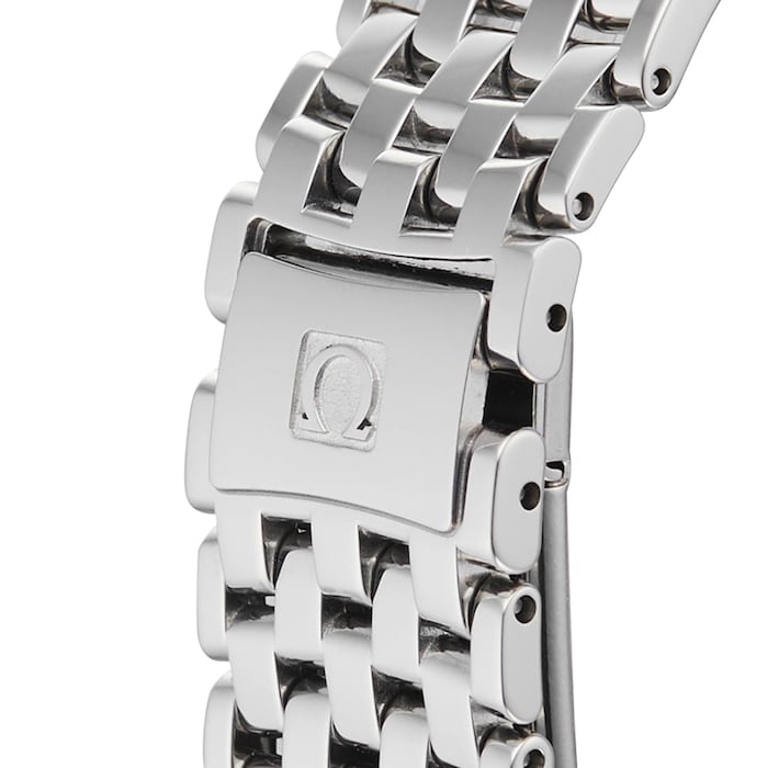 Omega De Ville Prestige Co-Axial Grey Dial Silver Steel Strap Watch For Men - 424.10.40.20.06.002