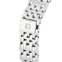 Omega De Ville Prestige Co-Axial Orbis Blue Dial Silver Steel Strap Watch For Men - 424.10.40.20.03.001