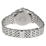 Omega De Ville Prestige Co-Axial Rhodium Silver Dial Silver Steel Strap Watch For Men - 424.10.40.20.02.001