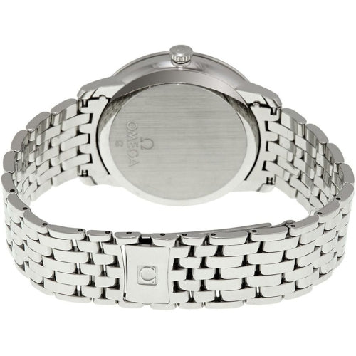 Omega De Ville Prestige Co Axial Silver Dial Silver Steel Strap Watch For Men - 424.10.40.20.02.004