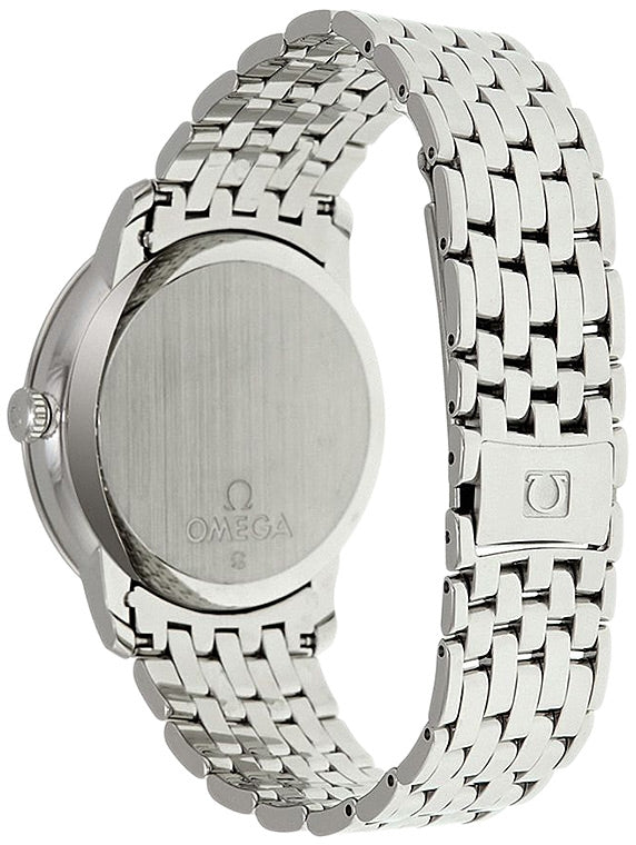 Omega De Ville Prestige Co Axial Silver Dial Silver Steel Strap Watch For Men - 424.10.40.20.02.004