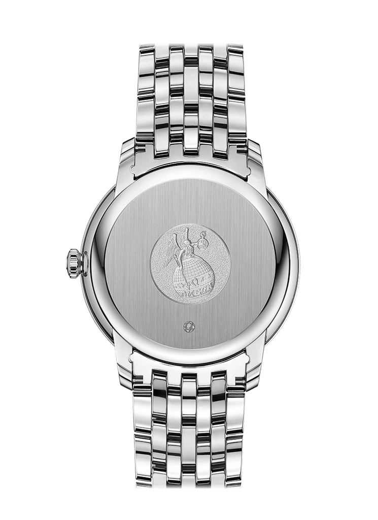Omega De Ville Prestige Co Axial Automatic White Dial Silver Steel Strap Watch For Men - 424.10.40.20.02.005