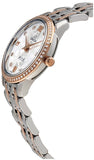 Omega De Ville Prestige Quartz Diamonds Silver Dial Two Tone Steel Strap Watch For Women - 424.25.27.60.52.001