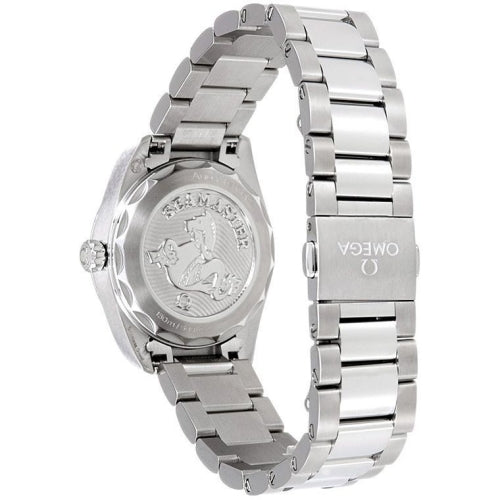 Omega Seamaster Aqua Terra Quartz Diamonds Mother Of Pearl Dial Silver Steel Strap Watch For Women - 220.10.28.60.55.001