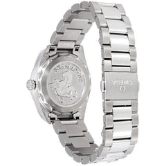 Omega Seamaster Aqua Terra Quartz Diamonds Mother Of Pearl Dial Silver Steel Strap Watch For Women - 220.10.28.60.55.001