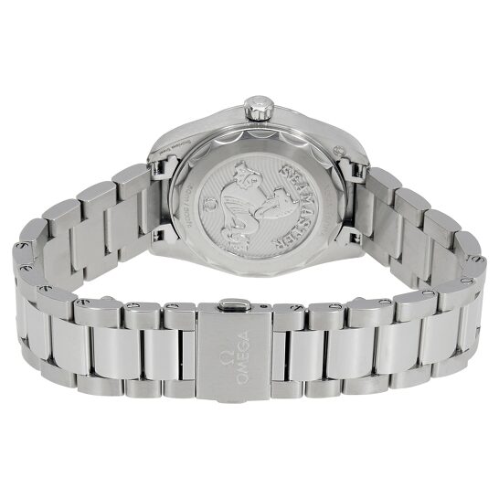 Omega Seamaster Aqua Terra Quartz Purple Dial Silver Steel Strap Watch For Women - 220.10.28.60.60.001