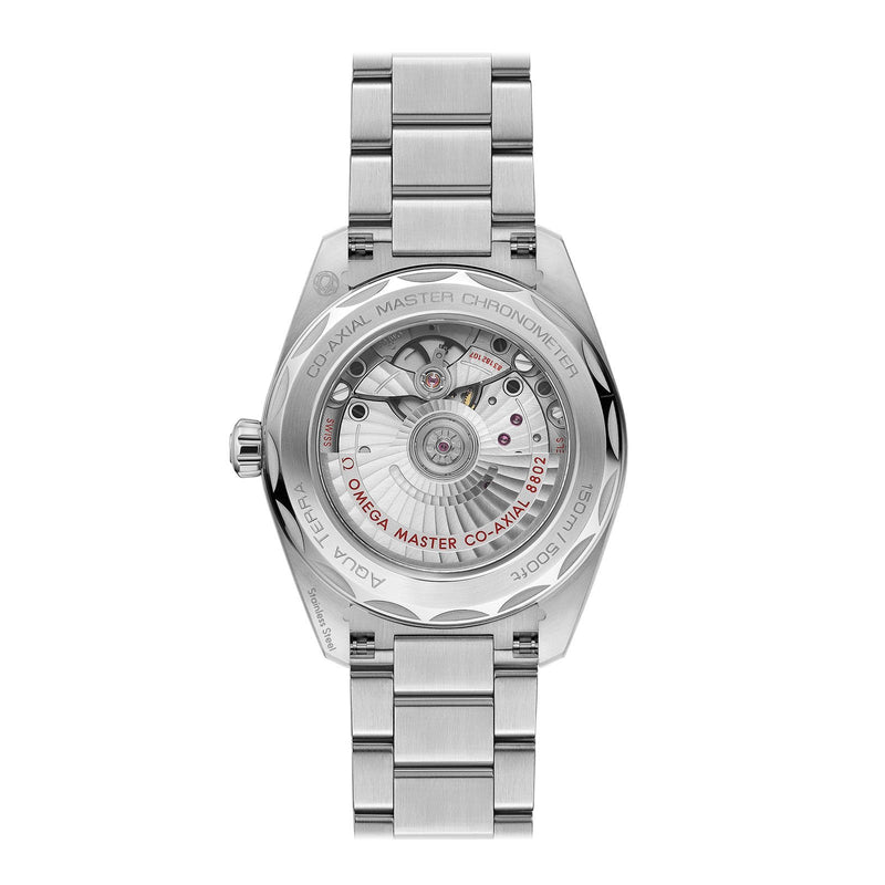 Omega Seamaster Aqua Terra Quartz Purple Dial Silver Steel Strap Watch For Women - 220.10.28.60.60.001