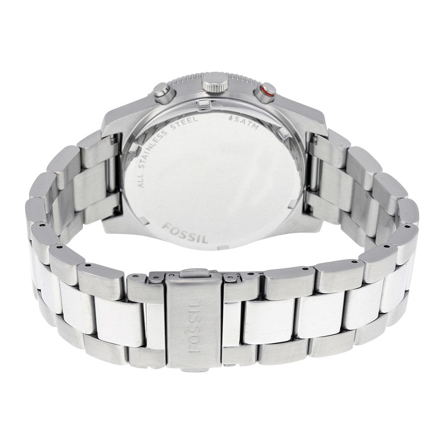 Fossil Boyfriend Multifunction Silver Dial Silver Steel Strap Watch for Women - ES3883 Watches Fossil   