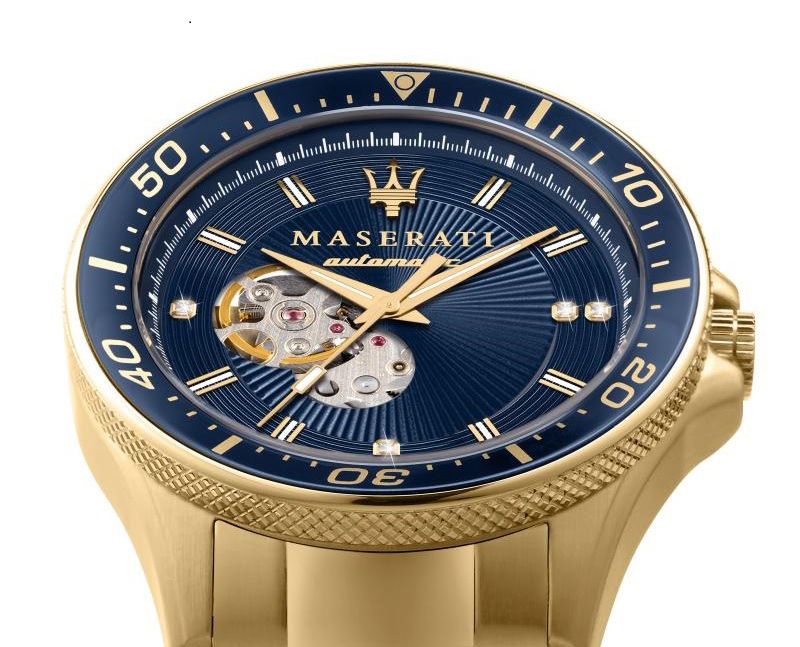 Maserati SFIDA Automatic Diamond Dial Limited Edition Watch For Men - R8823140004 Watches Maserati   