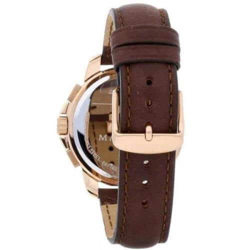 Maserati Successo Brown Dial Brown Leather Strap Watch For Men - R8871621004 Watches Maserati   