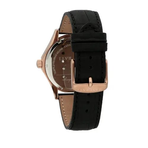 Maserati Circuito 44mm Black Dial Leather Strap Watch For Men - R8871627001 Watches Maserati   