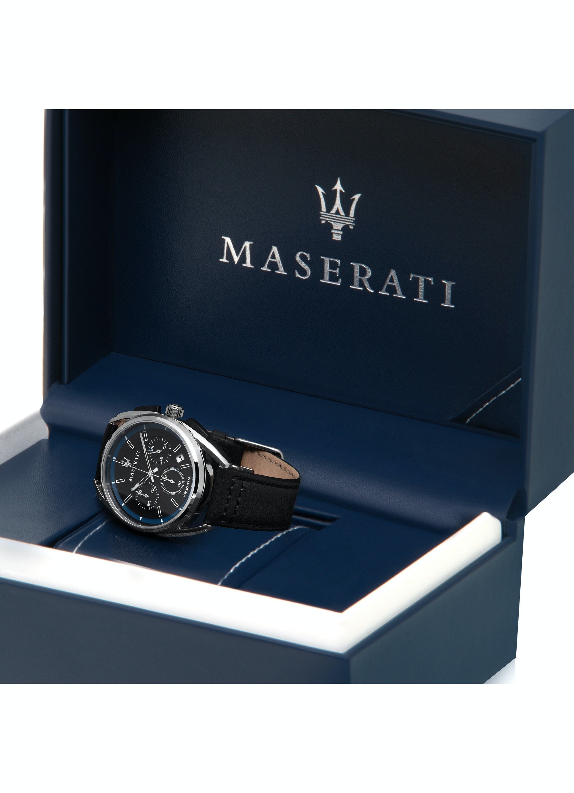 Maserati Trimarano Chronograph Blue Black Dial Watch For Men - R8871632001 Watches Maserati   