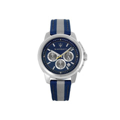 Maserati Royale 44mm Stainless Steel Fiber Strap Watch For Men - R8871637001 Watches Maserati   