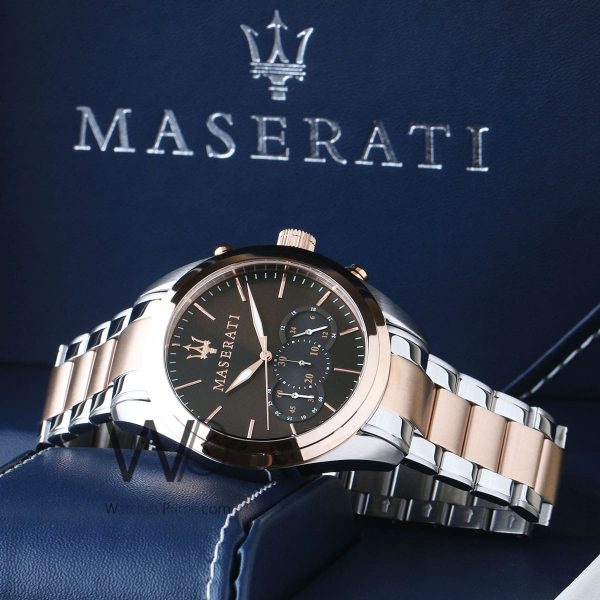 Maserati Traguardo Chronograph 45mm Brown Dial Men's Watch - R8873612003 Watches Maserati   