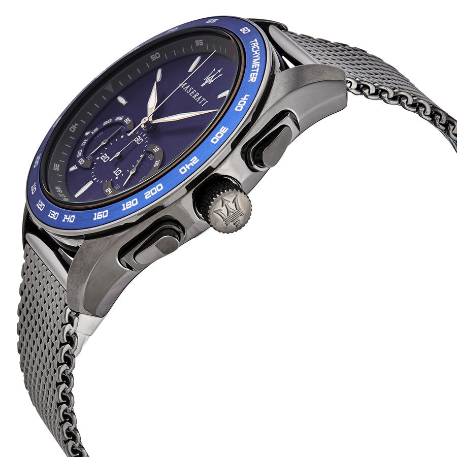 Maserati Traguardo 45mm Chronograph Blue Dial Watch For Men - R8873612009 Watches Maserati   