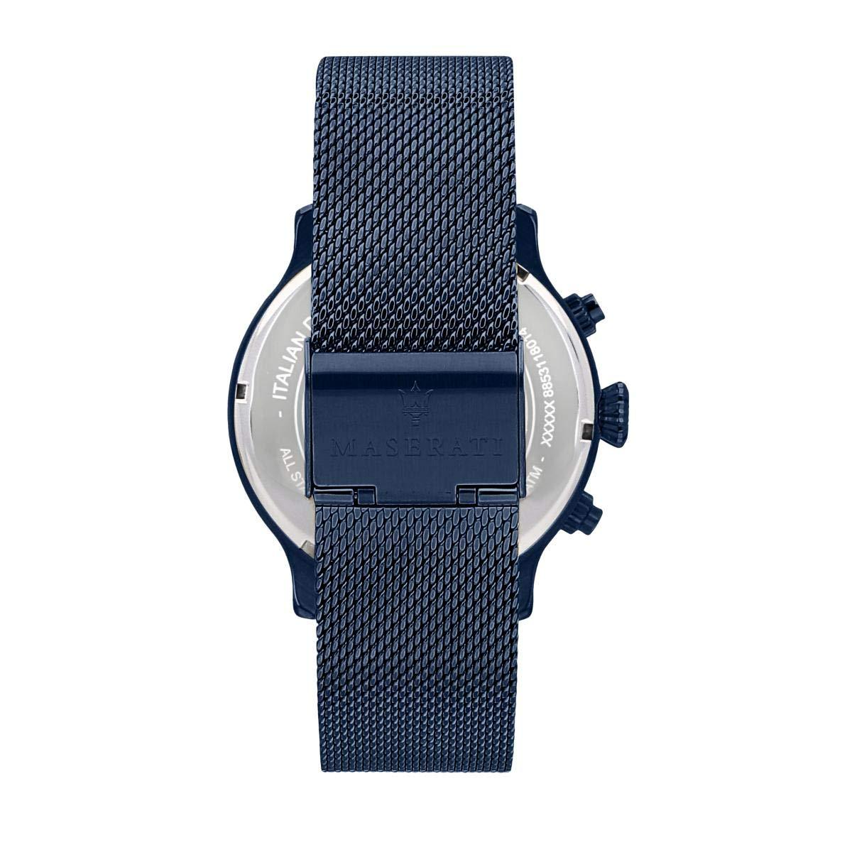 Maserati Epoca Analog Blue Dial Blue Mesh Bracelet Watch For Men - R8873618010 Watches Maserati   