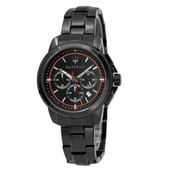 Maserati Successo 44mm Black Stainless Steel Watch For Men - R8873621014 Watches Maserati   