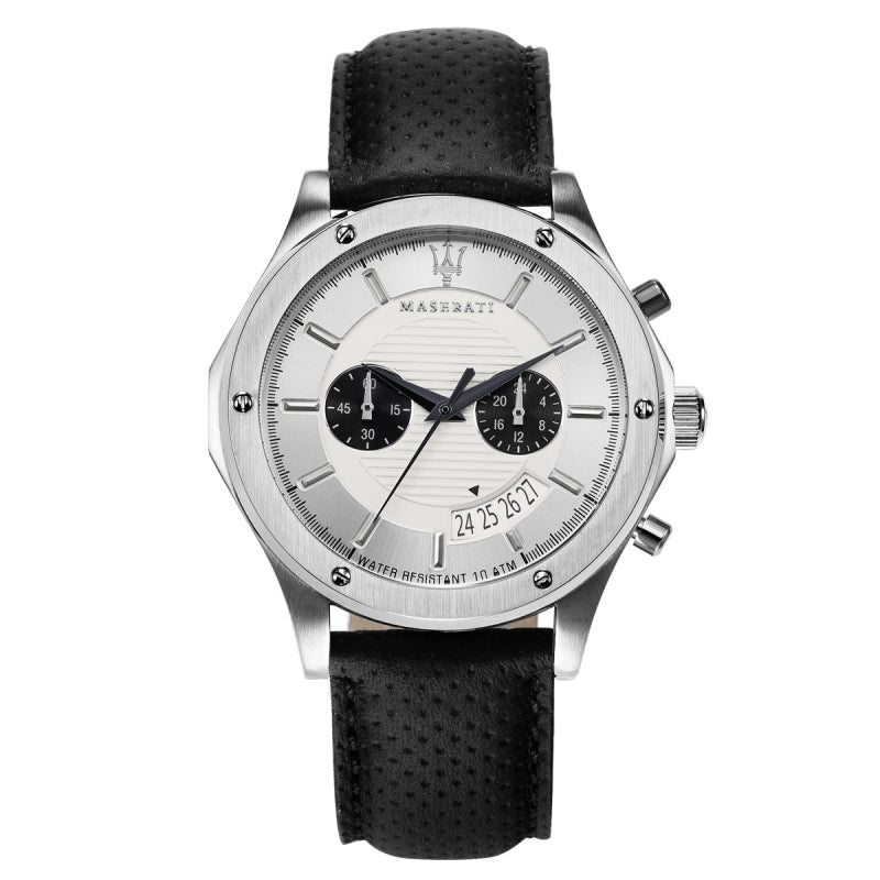 Maserati Circuito Chronograph Analog White Dial Men's Watch  - R8871627005 Watches Maserati   