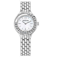 Swarovski Lovely Crystals Mini White Dial Silver Steel Strap Watch for Women - 5242901 Watches Swarovski   