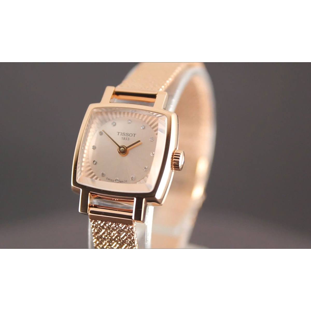 Tissot Lovely Square Lady Quartz Watch For Women - T058.109.33.456.00 Watches Tissot   