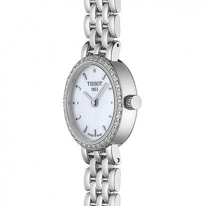 Tissot Lovely Mother of Pearl Dial 24mm Silver Stainless Steel Watch For Women - T058.009.61.116.00 Watches Tissot   