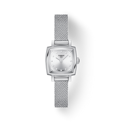 Tissot Lovely Square Silver Dial Silver Mesh Bracelet Watch For Women - T058.109.11.036.00 Watches Tissot   