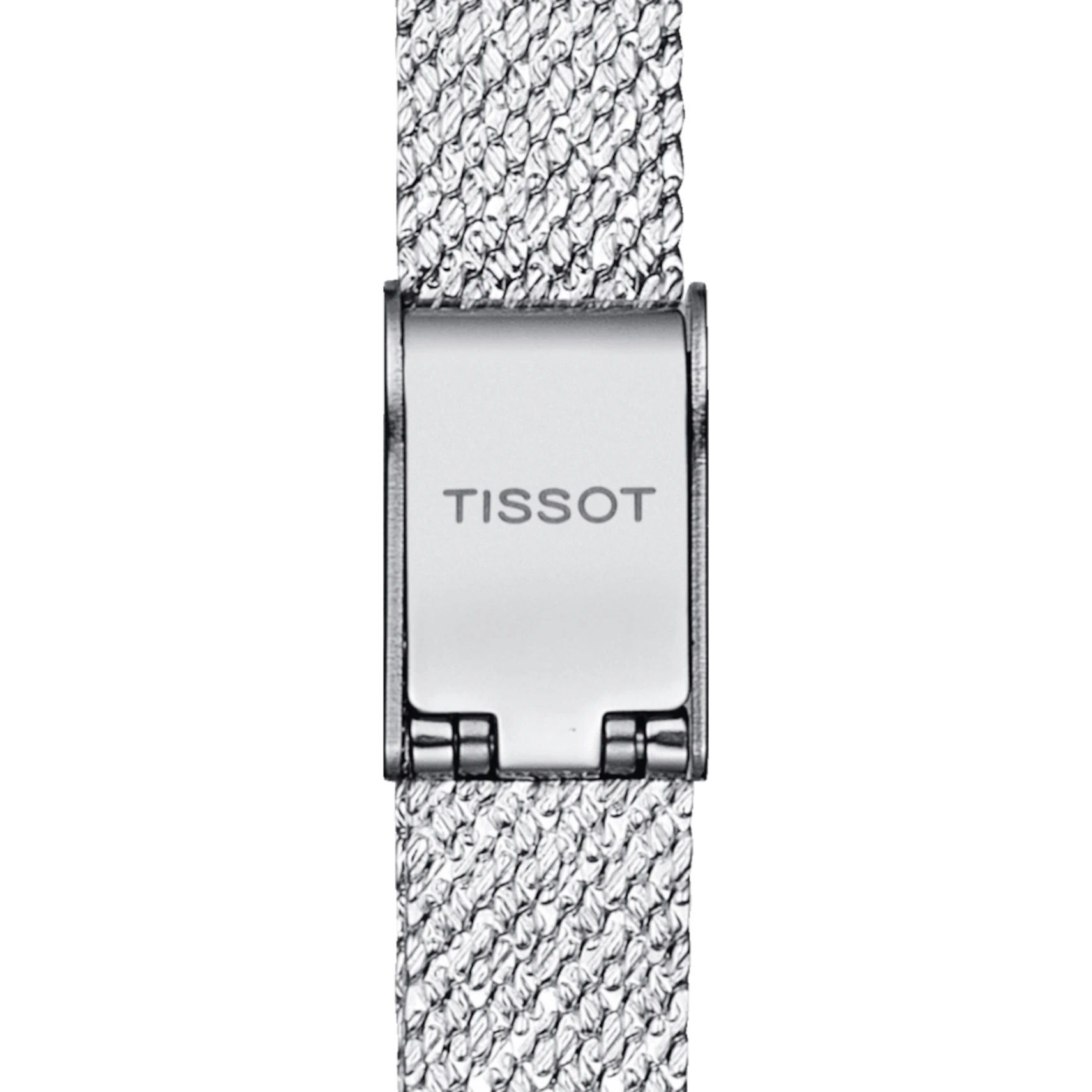 Tissot Lovely Square Silver Dial Silver Mesh Bracelet Watch For Women - T058.109.11.036.00 Watches Tissot   