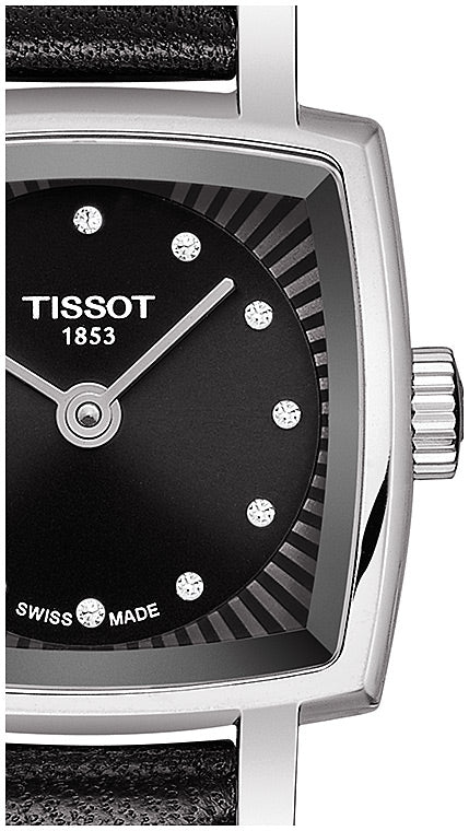 Tissot Lovely Square Quartz Diamond Watch For Women - T058.109.16.056.00 Watches Tissot   