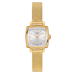 Tissot Lovely Square Gold Mesh Bracelet Watch For Women - T058.109.33.031.00 Watches Tissot   