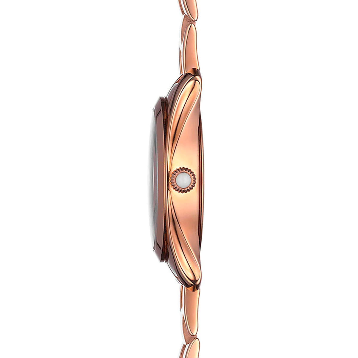 Tissot T Wave Mother of Pearl Dial Rose Gold Stainless Steel Watch For Women - T112.210.33.113.00 Watches Tissot   