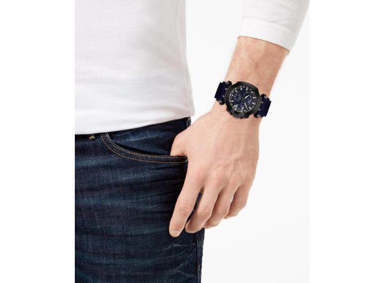 Tissot T Race Chronograph 42mm Blue Dial Blue Silicon Strap Watch For Men - T115.417.37.041.00 Watches Tissot   