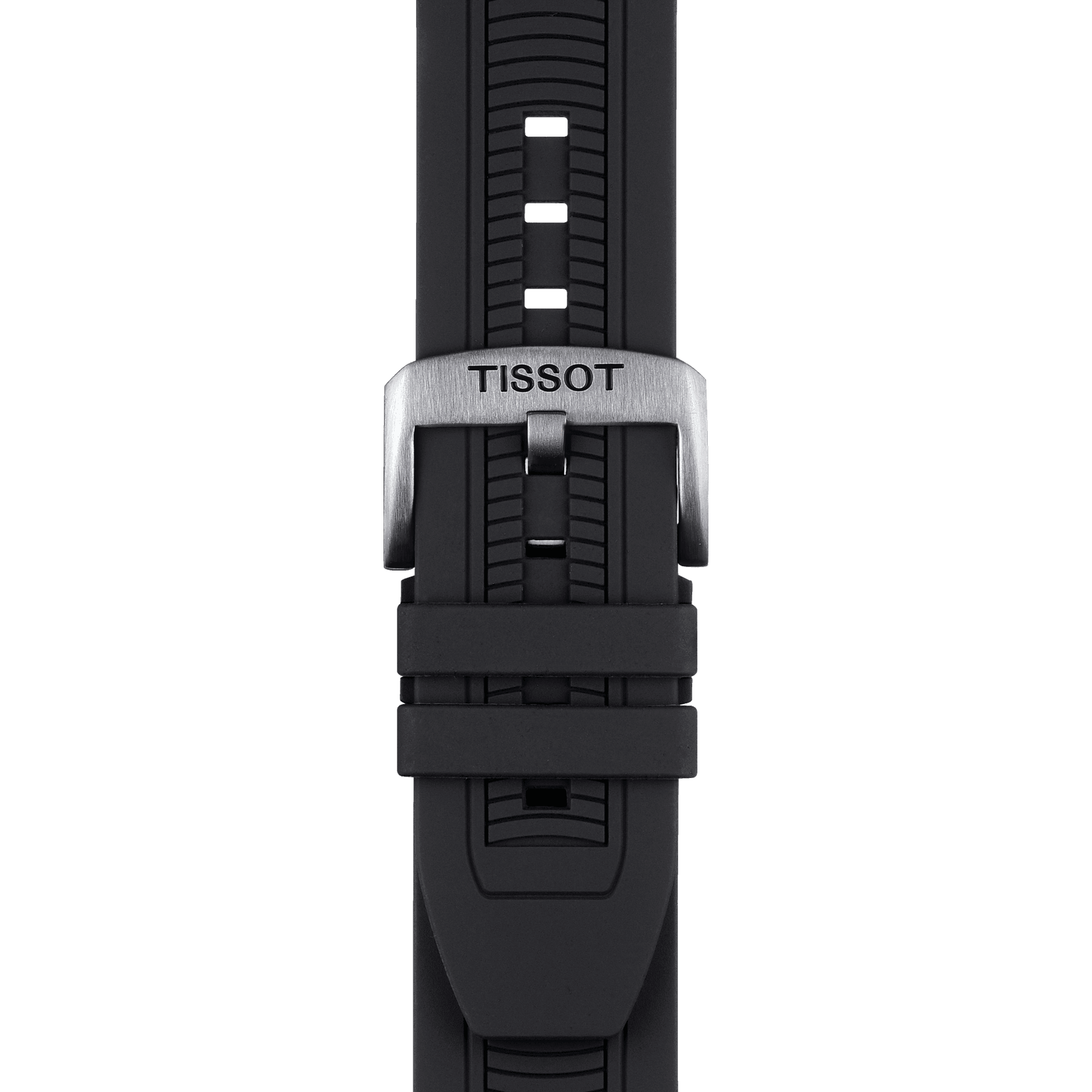 Tissot T Race Chronograph White Dial Black Silicon Strap Watch For Men - T115.417.27.011.00 Watches Tissot   