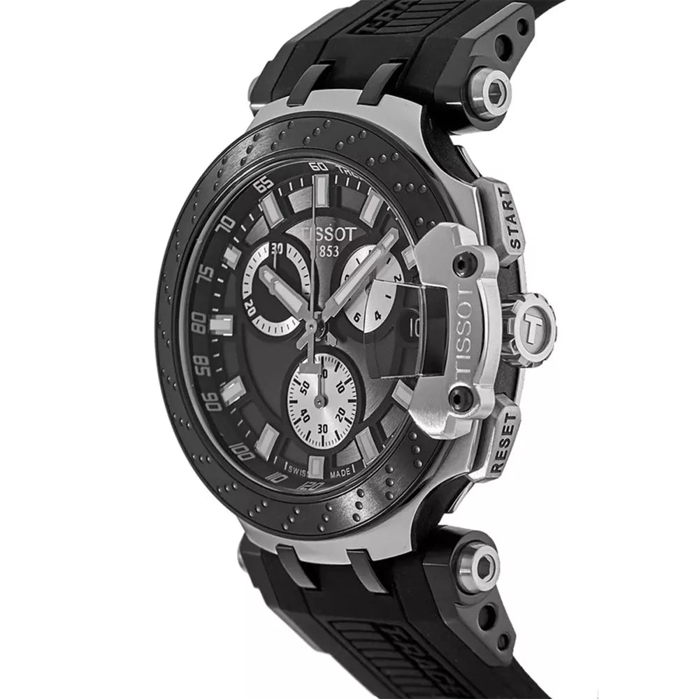 Tissot T Race Chronograph Quartz Anthracite Black Dial Watch For Men - T115.417.27.061.00 Watches Tissot   