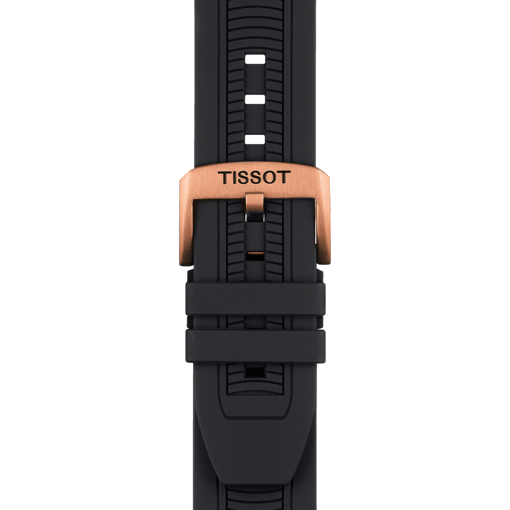 Tissot T Race Quartz Chronograph Black Dial Silicon Strap Watch For Men - T115.417.37.051.00 Watches Tissot   