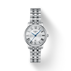 Tissot Carson Premium Lady Quartz Silver Dial Silver Steel Strap Watch For Women - T122.210.11.033.00 Watches Tissot   