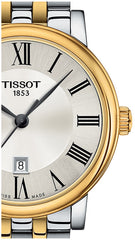 Tissot T Classic Carson Premium White Dial Two Tone Steel Strap Lady Watch For Women - T122.210.22.033.00 Watches Tissot   