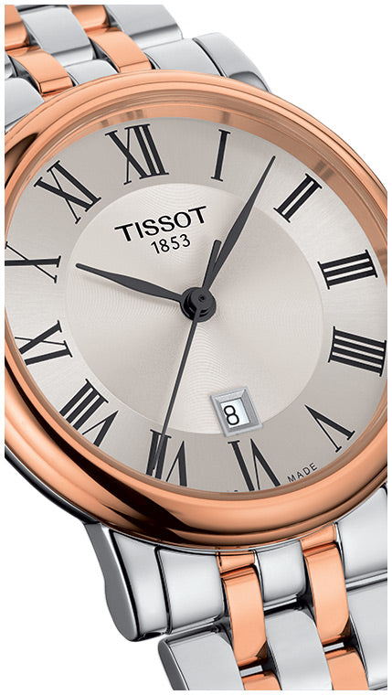 Tissot Carson Premium Lady Two Tone Watch For Women - T122.210.22.033.01 Watches Tissot   