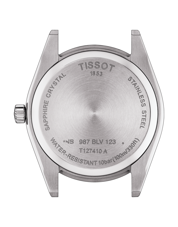 Tissot Gentleman Blue Dial Brown Leather Strap 40mm Watch For Men - T127.410.16.041.00 Watches Tissot   