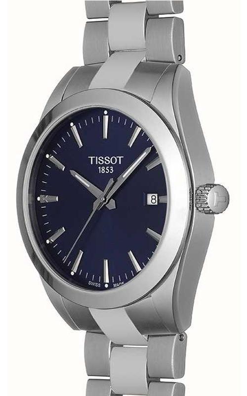 Tissot Gentleman Quartz Blue Dial Watch For Men - T127.410.11.041.00 Watches Tissot   