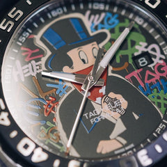 Tag Heuer Formula 1 Alec Monopoly Special Edition Black Rubber Strap Watch for Men - WAZ1117.FT8023 Watches Tag Heuer   
