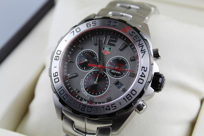 Tag Heuer Formula 1 Special Edition Chronograph Grey Dial Silver Steel Strap Watch for Men - CAZ1012.BA0883 Watches Tag Heuer   
