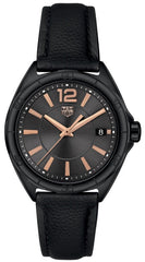 Tag Heuer Formula 1 35mm Quartz Black Dial Black Leather Strap Watch for Women - WBJ1314.FC8230 Watches Tag Heuer   